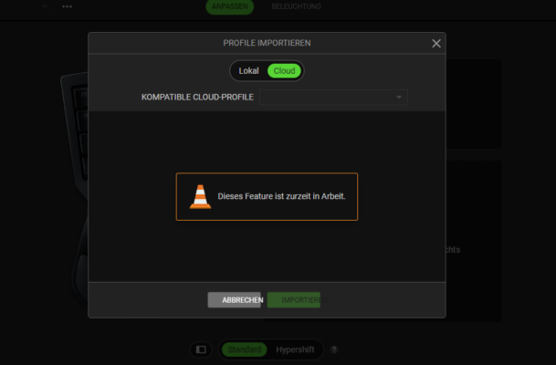 Cloud-Profil Fehler in Razer Synapse 4, keine Lösung verfügbar