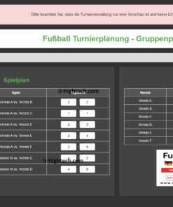 KI-generierte Planung für Fußballturnier – Teil 6 der Serie